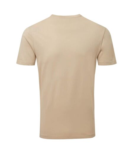 Mens marl organic t-shirt desert sand Anthem