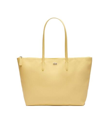 Sac cabas jaune femme lacoste l.12.12 concept - taille unique