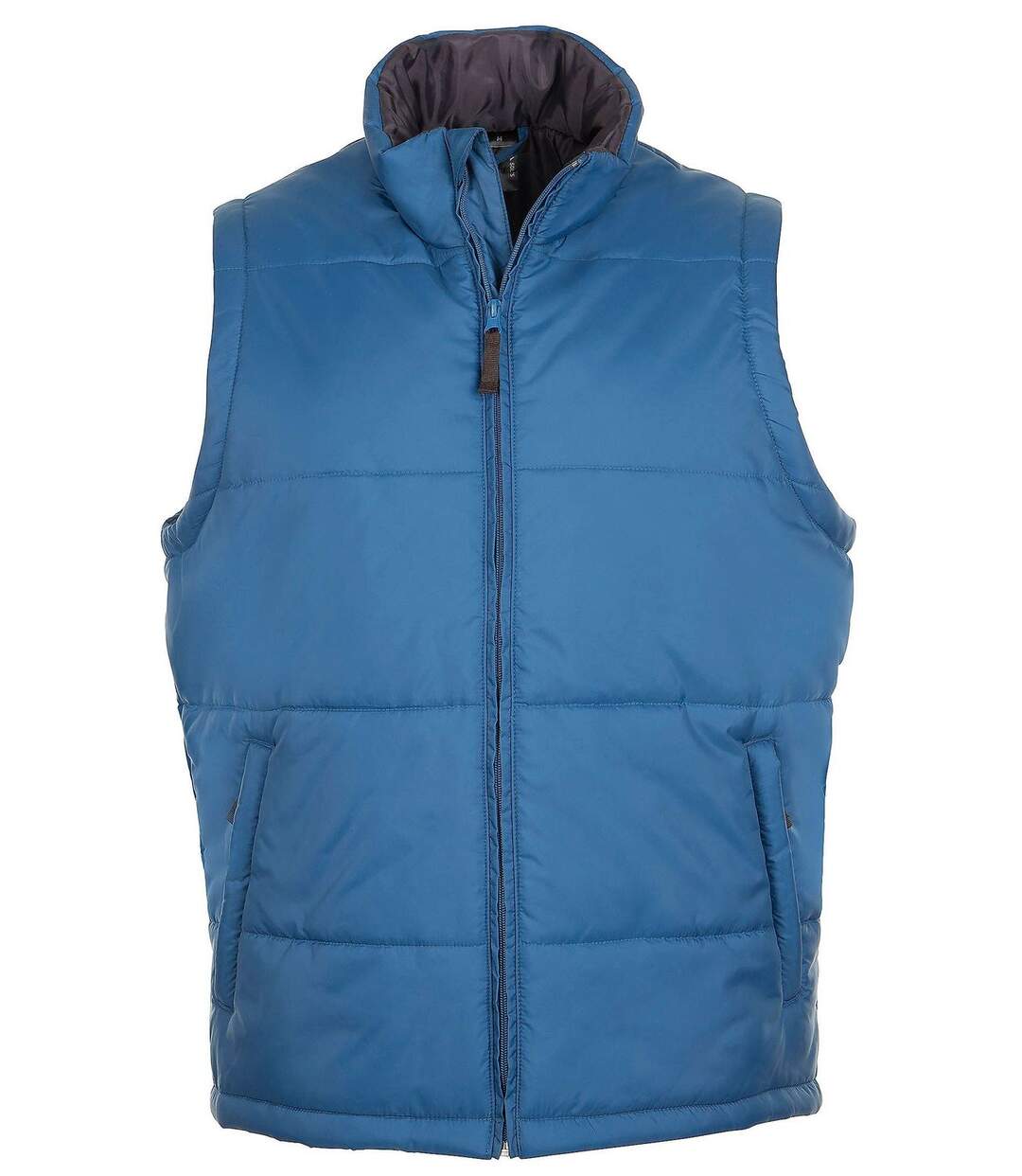 Doudoune veste sans manches matelassée - 44002 - bleu ardoise