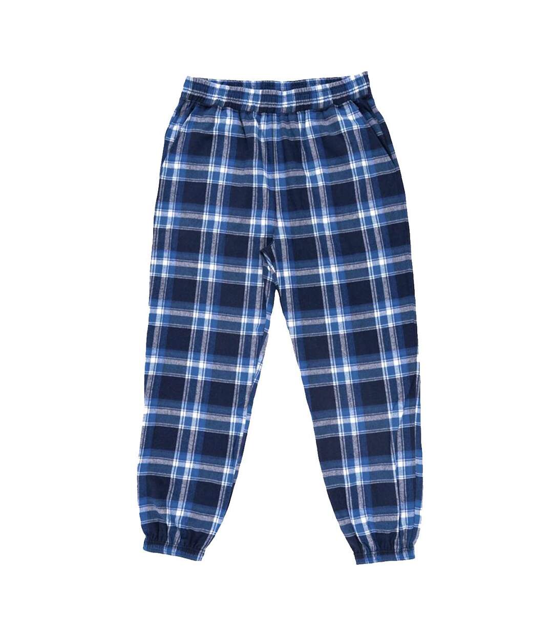 Pantalon De Jogging Homme Bleu Blanc Burnside-1
