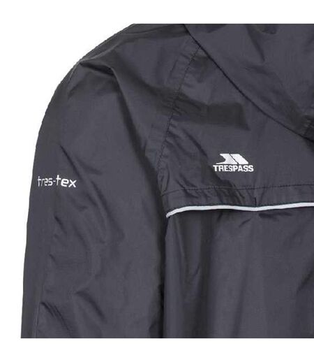 Trespass Qikpac X Unisex Packaway Jacket (Black) - UTTP4773