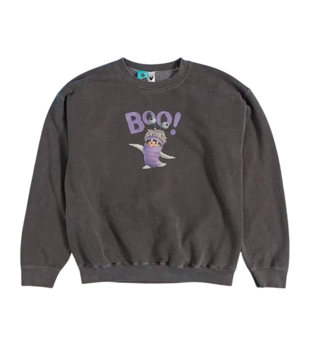Sweat Motif Boo Adulte Gris Charbon Monsters Inc-1