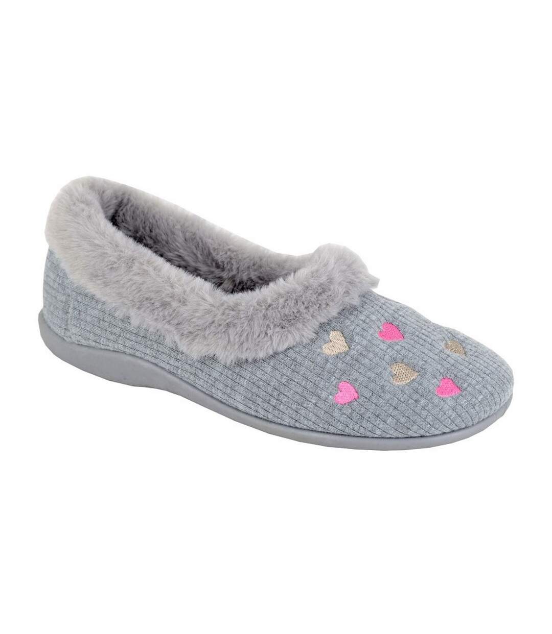 Chaussons Daisy Femme Gris Sleepers-1