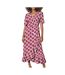 Robe longue rouge femme only leah - s-1