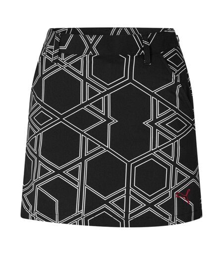 Jupe-short Golf Motif/style Géométrique Femme Noir Puma