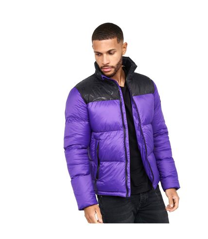 Mens synmax 2 quilted jacket purple Duck and Cover