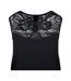 Womens/ladies Block Lace Detail Jumpsuit Black Urban Classics-3
