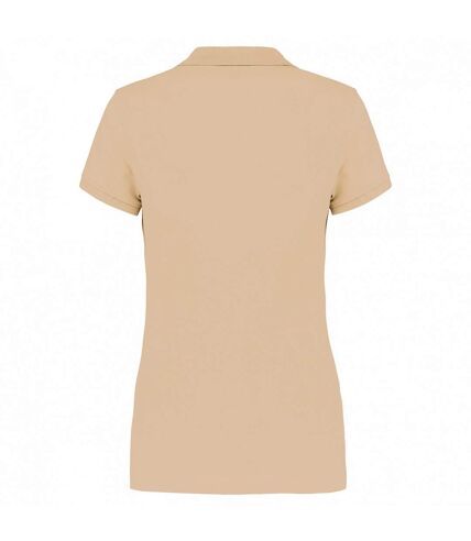 Kariban Womens/Ladies Pique Polo Shirt (Light Sand)