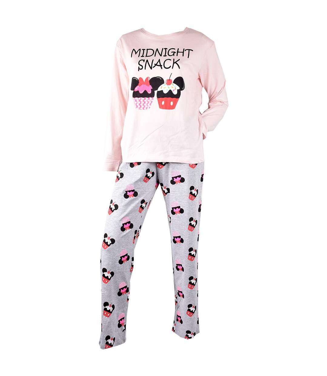 Pyjama Femme MINNIE en Coton -Chaleur,Douceur et Confort- Pack de 2 Pyjamas HU3547