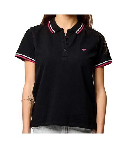 Polo noir femme kaporal vule - m