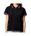 Polo noir femme kaporal vule - m-1