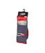 Chaussettes Motif/style Logo Adulte Gris Rouge AW Tools-1