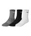 Chaussettes Entraînement Adulte Blanc Noir Gris Mizuno-2
