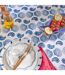 Nappe Antitache Imprimé Océania 140x240cm Bleu-2