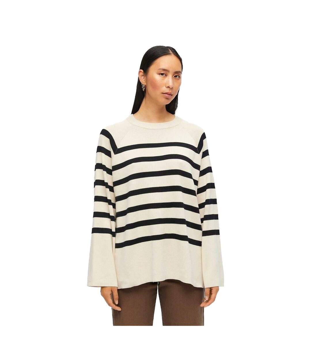 Haut Ester Femme Beige Sable Noir Object-1