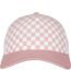 Casquette trucker flexfit rose clair / blanc Yupoong-4