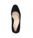 Womens/ladies Begin Suede High Heel Court Shoes Black Dune London-4