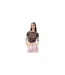 T-shirt Manches Courtes Motif/style Texte Femme Noir Marron Clair Tommy Jeans-1