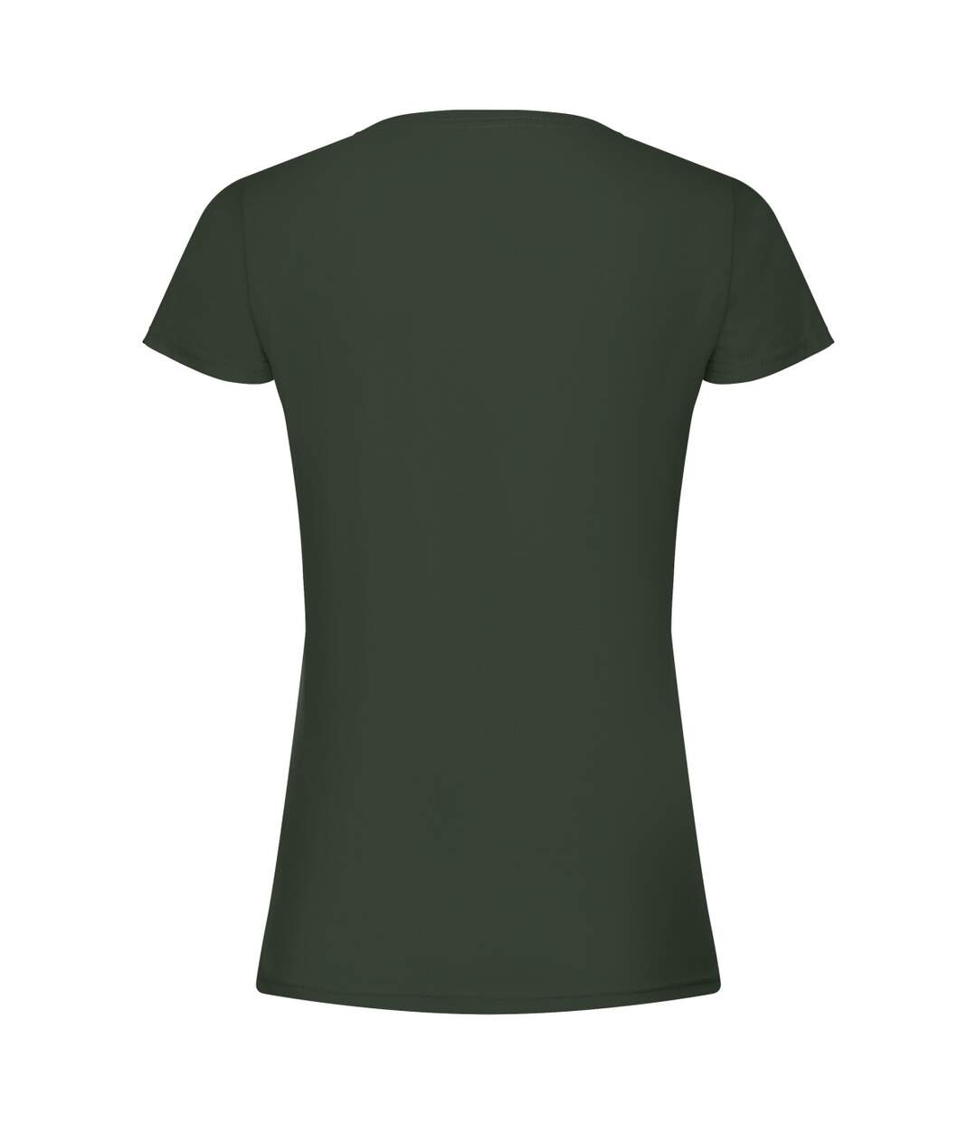 T-shirt Femme Vert Bouteille Fruit Of The Loom-2