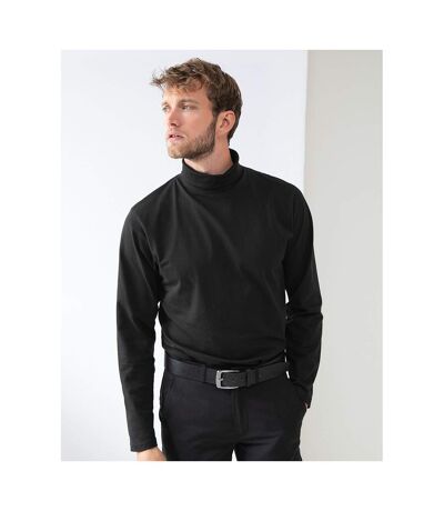 Sweatshirt À Col Roulé Homme Noir Henbury