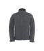 B&c Mens Softshell Hooded Breathable, Waterproof & Windproof Jacket Doublure Polaire Gris Foncé B And C-3