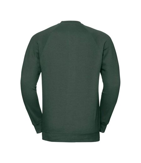 Sweat Manches Raglan Homme Vert Foncé Russell