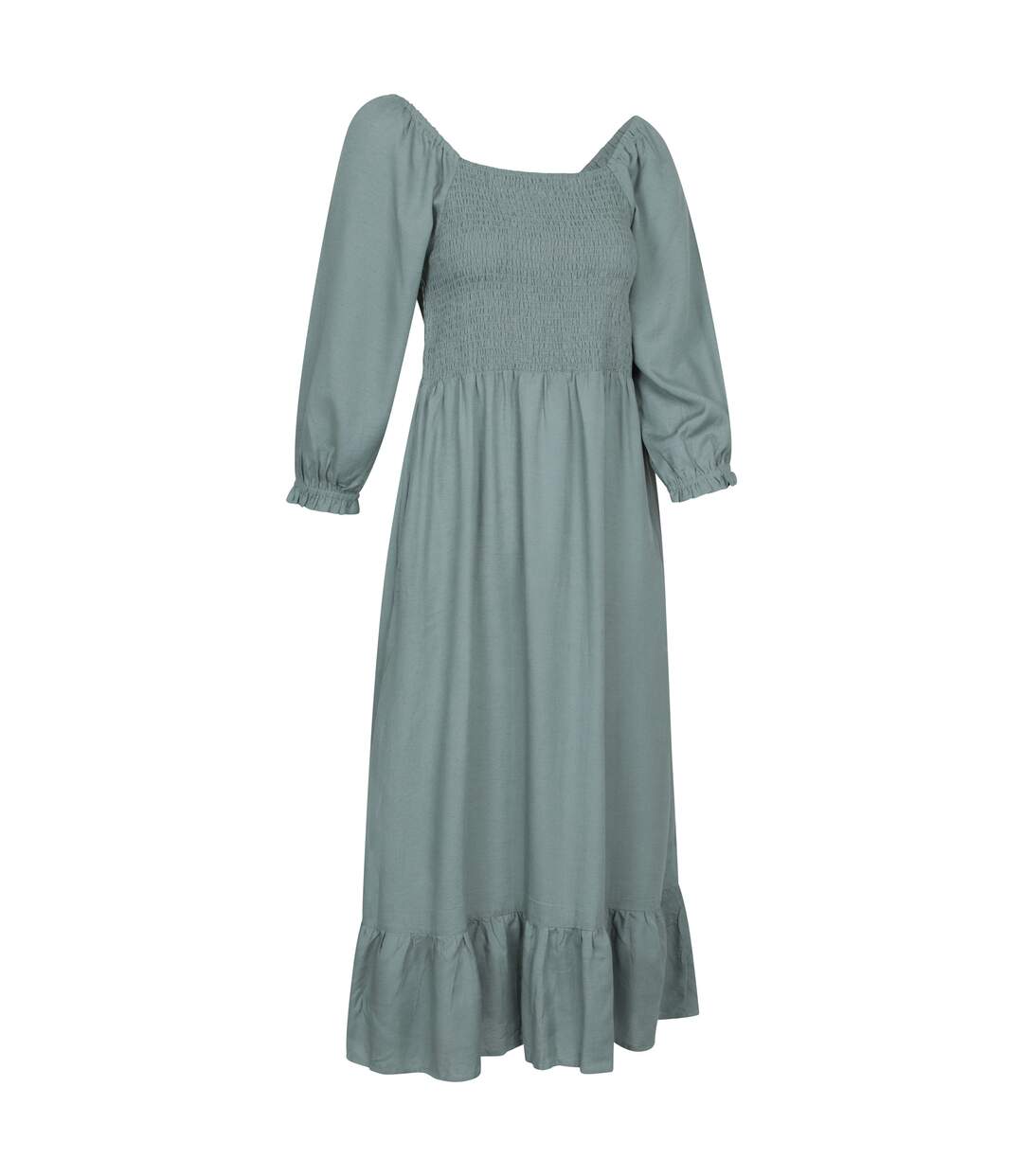 Robe mi-longue manches longues cadiz femme vert kaki Mountain Warehouse-3