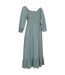 Robe mi-longue manches longues cadiz femme vert kaki Mountain Warehouse-3