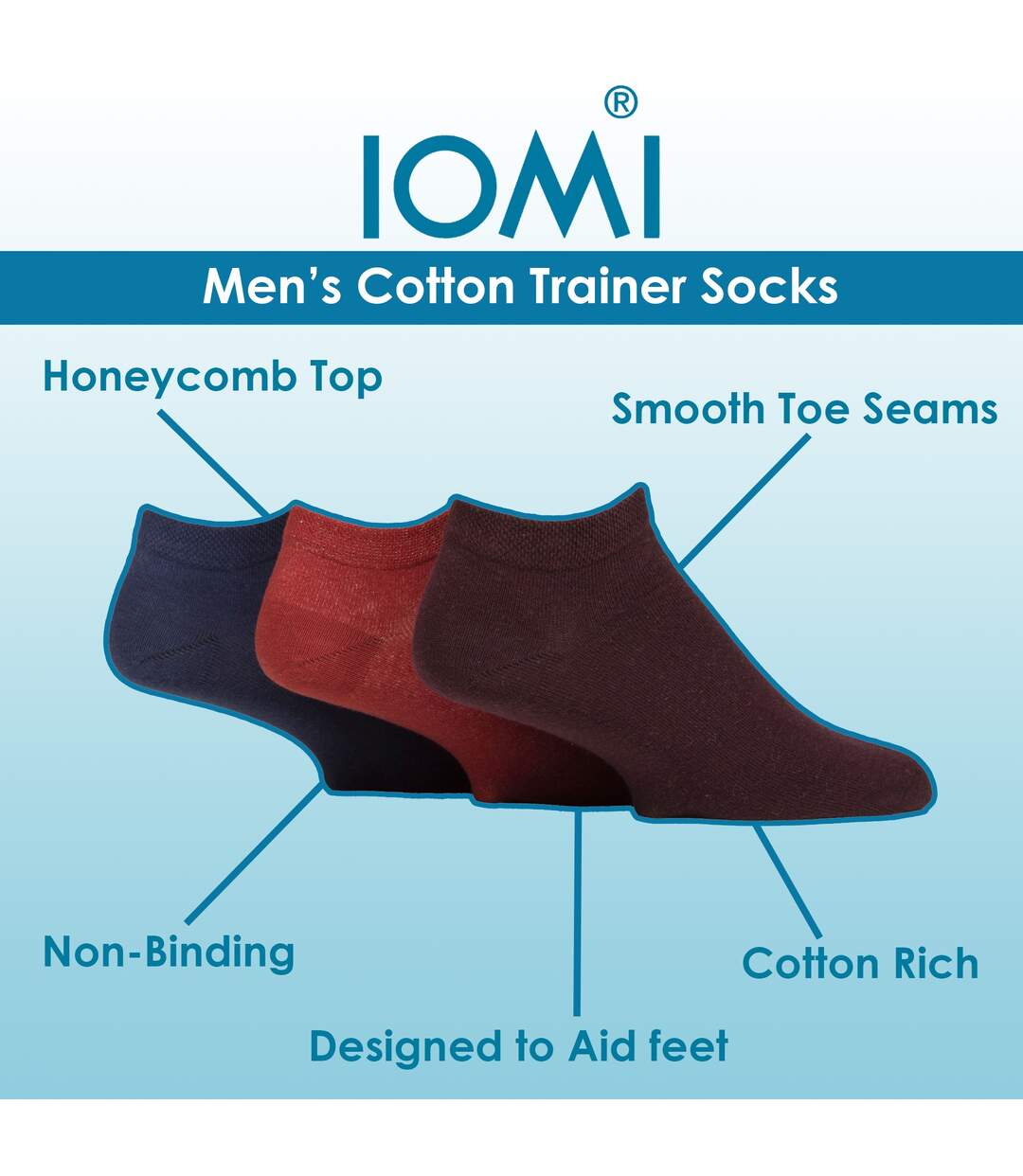Lot de 9 chaussettes d'entraînement en coton pour hommes-3