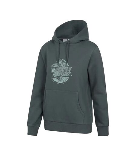 Femme/les Femmes Mountain Ring Regular Hoodie Kaki Foncé Mountain Warehouse