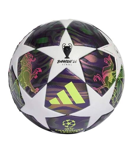 Ballon De Foot Motif/style Ligue Des Champions De L´uefa Taille 5 Violet Blanc Adidas