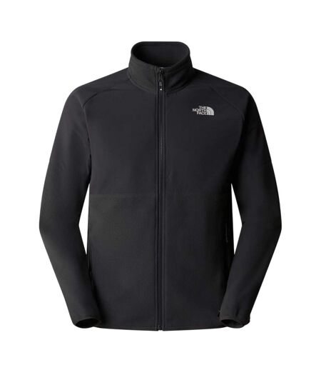 Veste Polaire Manches Raglan Glacier Homme Noir Gris The North Face