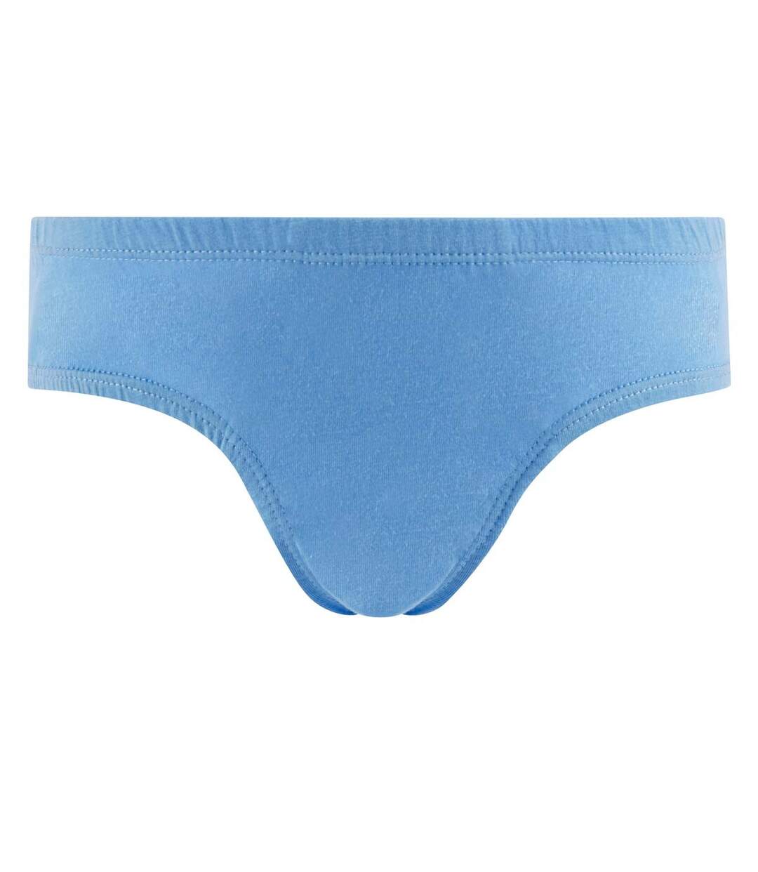 Lot de 3 slips boy rouge, gris & bleu Happy Plain by Djembé