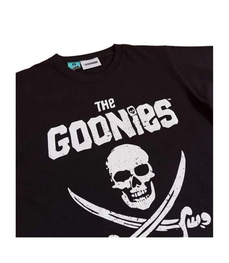 Unisex Adult Never Say Die T-shirt Black The Goonies