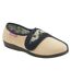 Ladies Adjustable Wide Fit Floral Slippers-4