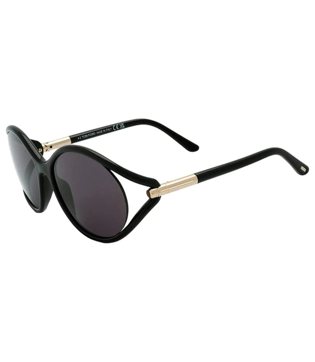 Womens/ladies Melody Smoke Sunglasses One Size Black Tom Ford-3