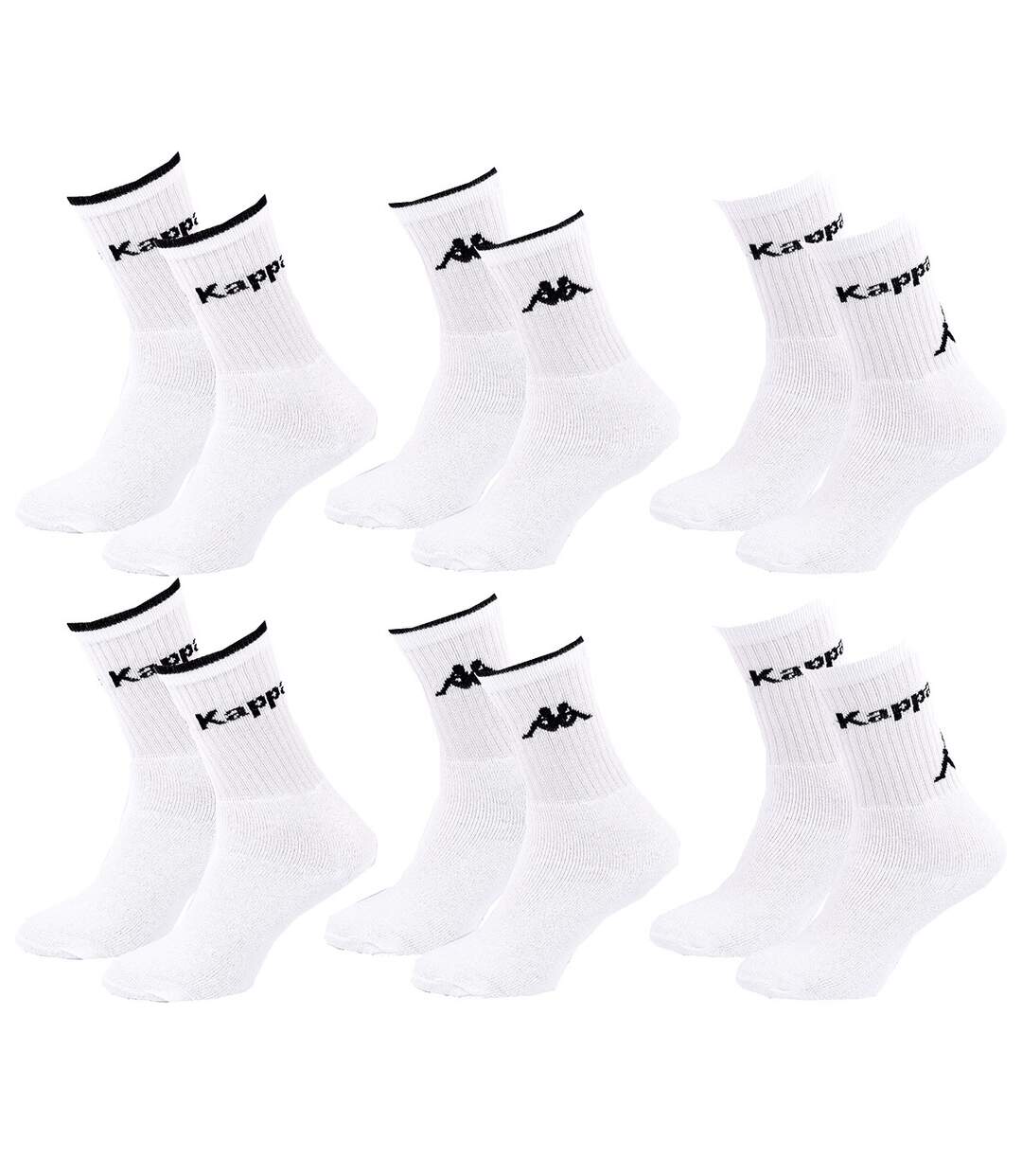 Chaussettes Homme TENNIS KAPPA Pack de 6 Paires 0645-1