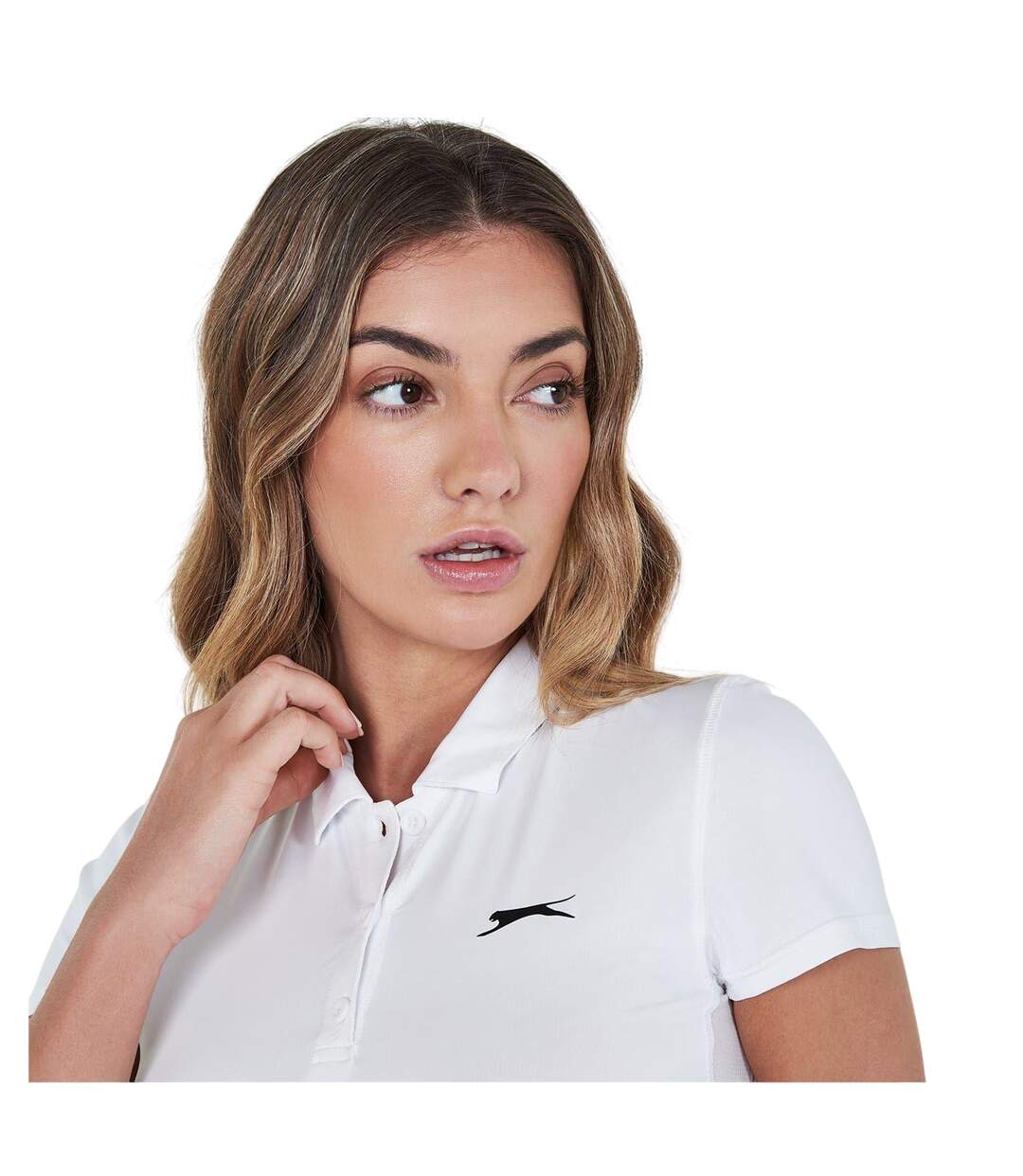 Polo Sport Femme Blanc Slazenger-4