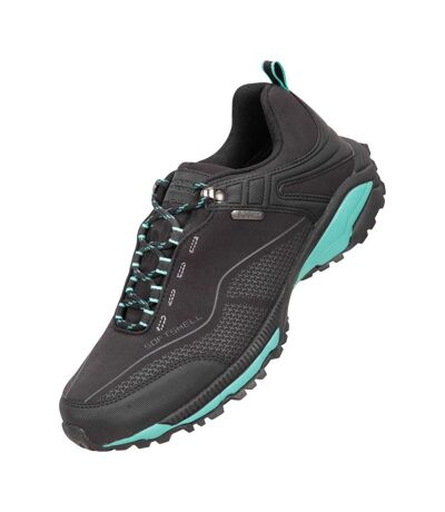 Womens/ladies Collie Waterproof Running Trainers Black Mountain Warehouse