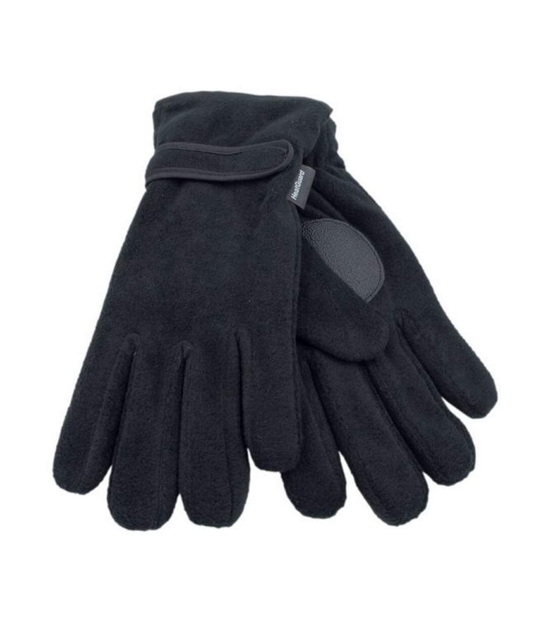 Mens Fleece Gloves Black RJM-1