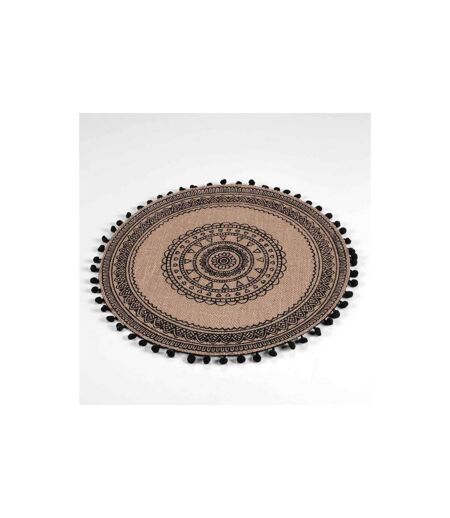 Set de Table en Jute Renata 38cm Noir