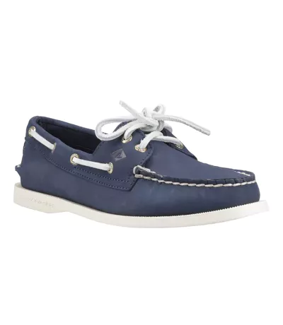 Chaussures Bateau Authentic Femme Bleu Marine Sperry