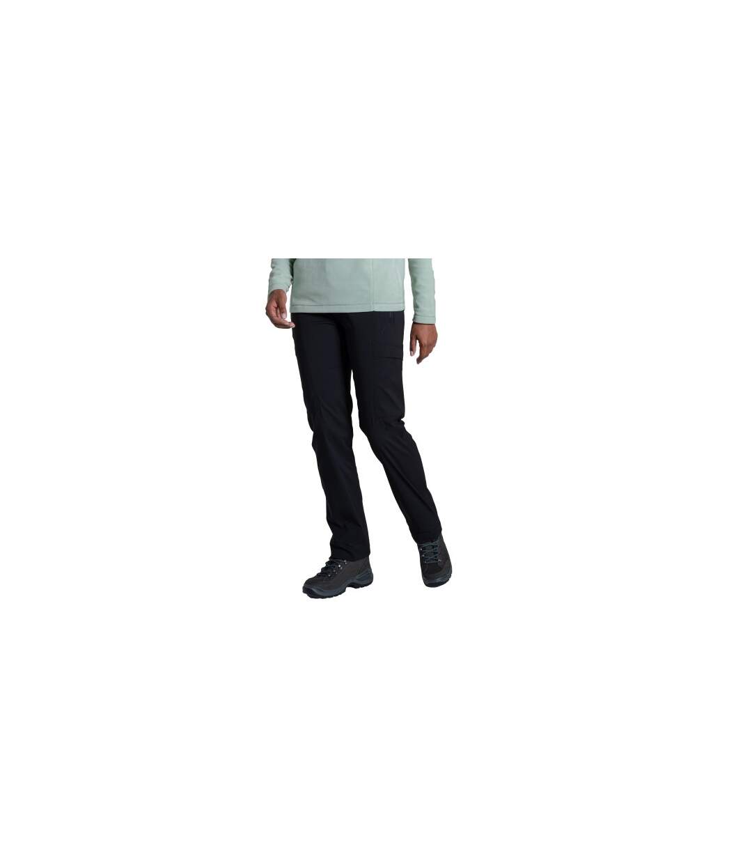 Womens/ladies Kiwi Pro Cargo Trousers Black Craghoppers-2