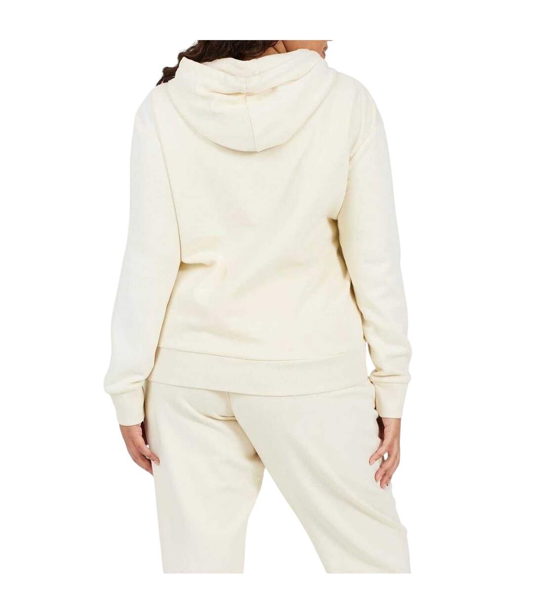 Sweat À Capuche Manches Longues Motif/style Uni Femme Crème Brave Soul-3