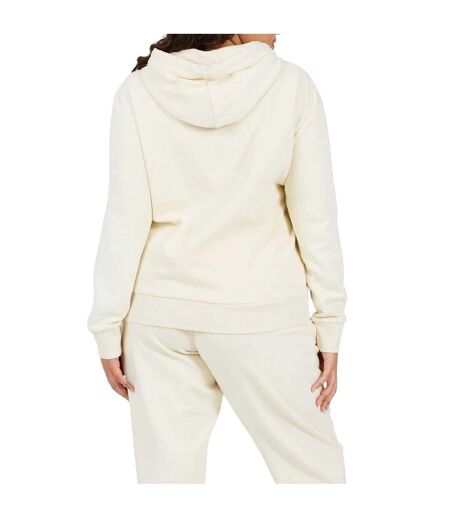 Sweat À Capuche Manches Longues Motif/style Uni Femme Crème Brave Soul