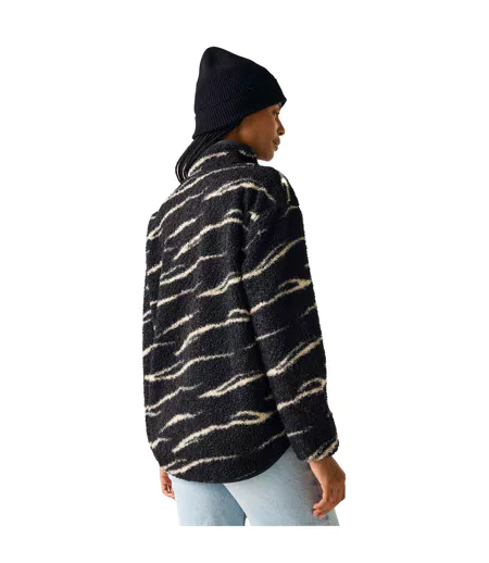 Polaire Motif/style Abstrait Frankie Femme Noir Vanille Clair Regatta