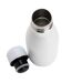 Stainless steel 260ml water bottle one size white XD Collection-3