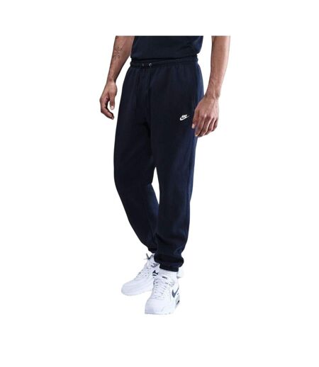 Pantalon De Jogging Club Homme Bleu Marine Uni Blanc Uni Nike