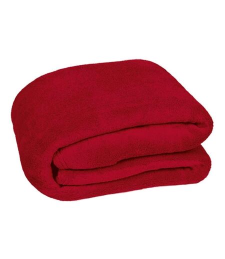 Plaid couverture - REF COUCH - rouge