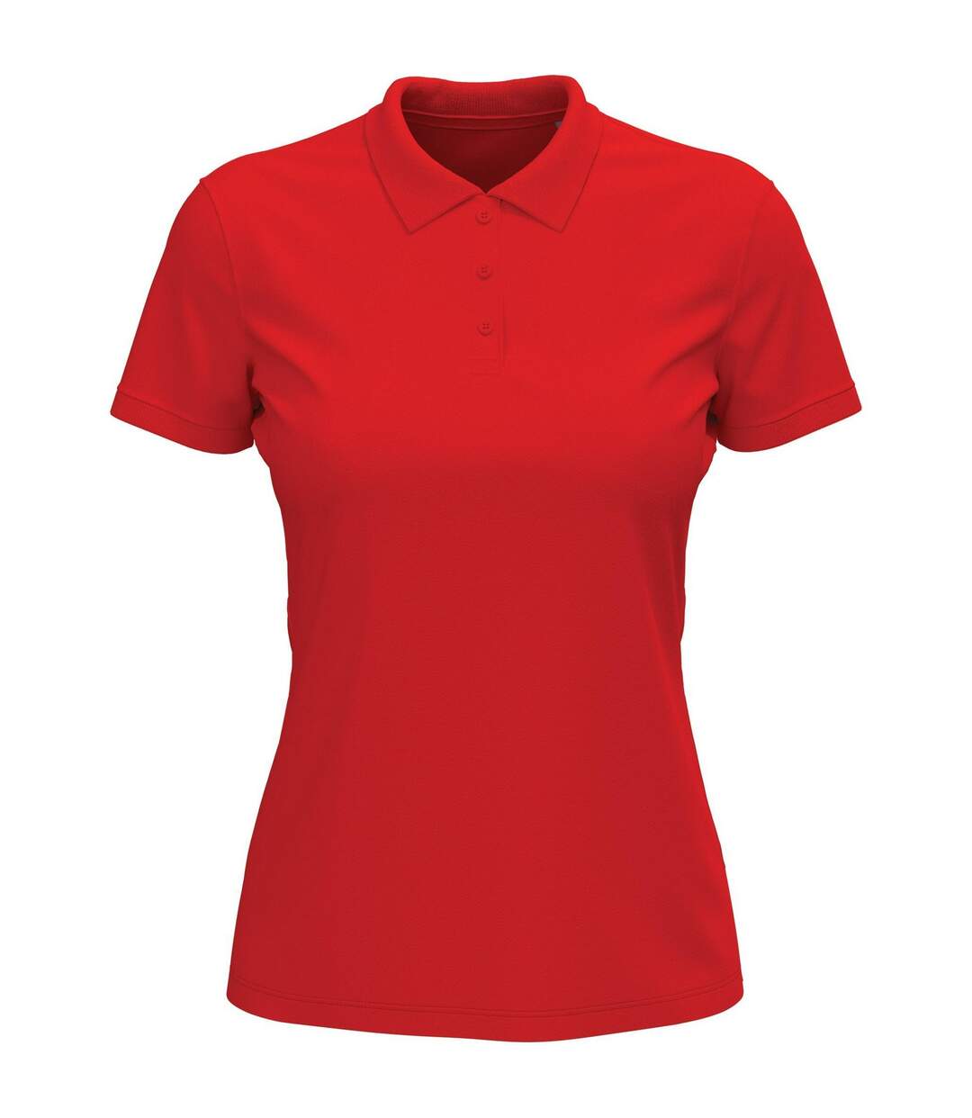 Polo lux femme rouge écarlate Stedman-1